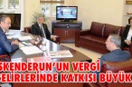 İSKENDERUN’UN VERGİ GELİRLERİNDE KATKISI BÜYÜK