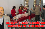 KIZILAY, REGAİP KANDİLİ’NDE KAVURMA VE TATLI DAĞITTI
