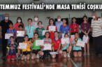5 TEMMUZ FESTİVALİ’NDE MASA TENİSİ COŞKUSU