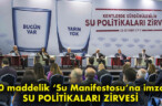 SU POLİTİKALARI ZİRVESİ