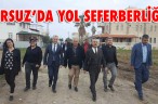 ARSUZ’DA YOL SEFERBERLİĞİ