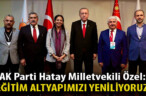 EĞİTİM ALTYAPIMIZI YENİLİYORUZ!