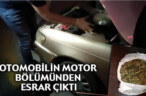 OTOMOBİLİN MOTOR BÖLÜMÜNDEN ESRAR ÇIKTI