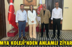 SİMYA KOLEJİ’NDEN ANLAMLI ZİYARET
