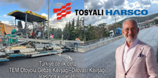 TOSYALI’DAN BİR İLK DAHA: DEMİR CÜRUFUNDAN ASFALT!