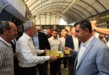 BAŞKAN ÖNTÜRK’TEN UZUN ÇARŞI ESNAFINA ZİYARET