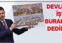 BAKAN KURUM, ‘EVET BEN ŞANTİYE ŞEFİYİM, BUNUNLA DA GURUR DUYUYORUM’