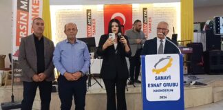 İSKENDERUN’DA SANAYİ ESNAFI EKONOMİK KALKINMA İÇİN YEMEKTE BİR ARAYA GELDİ