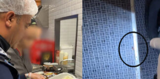 ALIŞVERİŞ MERKEZİNDEKİ RESTORANLARDA ‘SAĞLIKSIZ’ GÖRÜNTÜLER