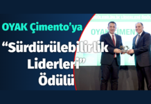 OYAK Çimento’ya “Sürdürülebilirlik Liderleri” Ödülü