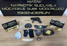HATAY POLİSİ UYUŞTURUCU İLE MÜCADELEDE KARARLI