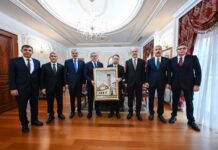 ADALET BAKANI AKIN GÜRLEK’E HAYIRLI OLSUN ZİYARETİ