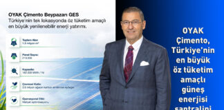 OYAK Çimento, Türkiye’nin en büyük öz tüketim amaçlı güneş enerjisi santralini devreye aldı