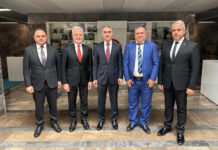İTSO HEYETİ YSK BAŞKANI SERDAR MUTTA’YI ZİYARET ETTİ