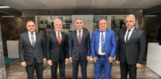 İTSO HEYETİ YSK BAŞKANI SERDAR MUTTA’YI ZİYARET ETTİ