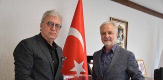 TOSYALI HOLDİNG PROTOKOL VE HALKLA İLİŞKİLER MÜDÜRÜ ÇETİN MUTLUAY’DAN İTSO BAŞKANI LEVENT YILMAZ’A ZİYARET