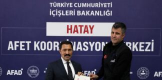 AFET YÖNETİMİNİN BAŞARILI İSMİNE HATAY AFAD’TA YENİ GÖREV!
