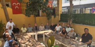 İGC’DEN MHP İLÇE BAŞKANI TURAN BOZKURT VE YÖNETİMİNE HAYIRLI OLSUN ZİYARETİ